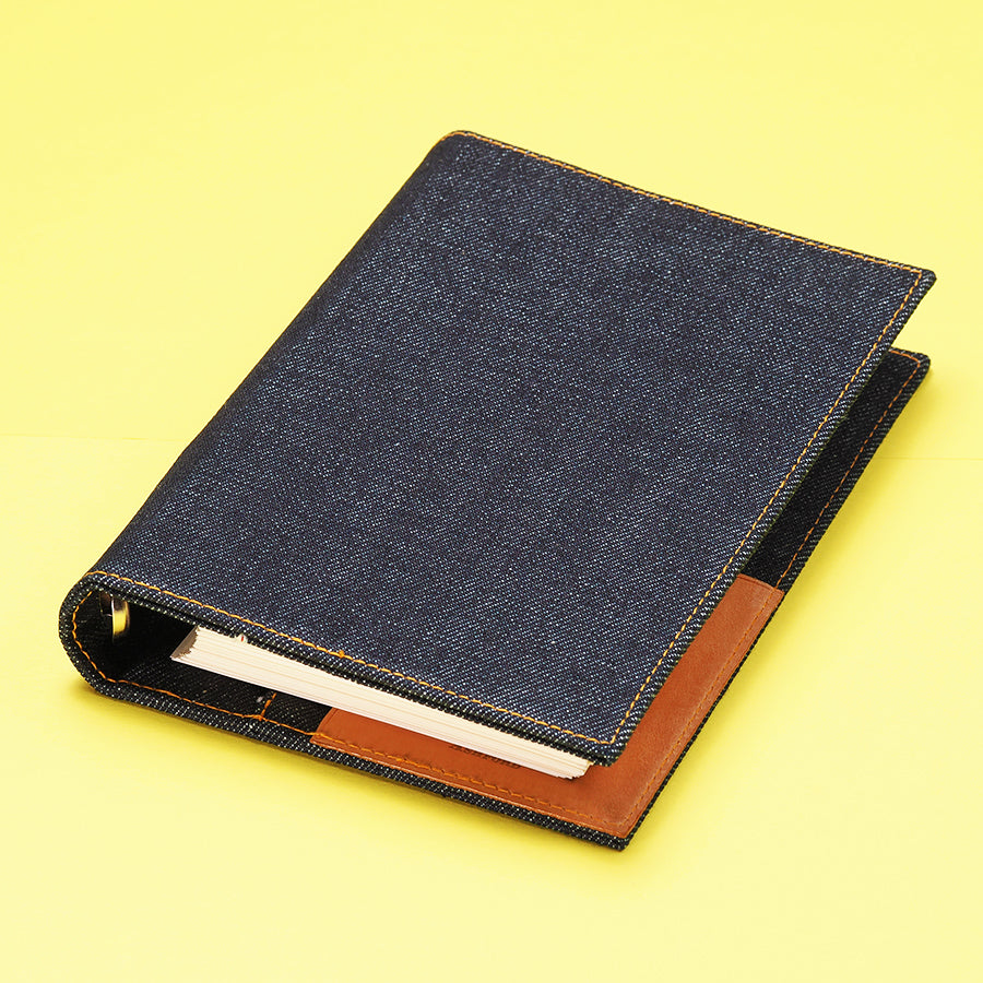 ASHFORD × Lightning セルビッジデニム システム手帳（趣味文オリジナル）【5営業日以内出荷】