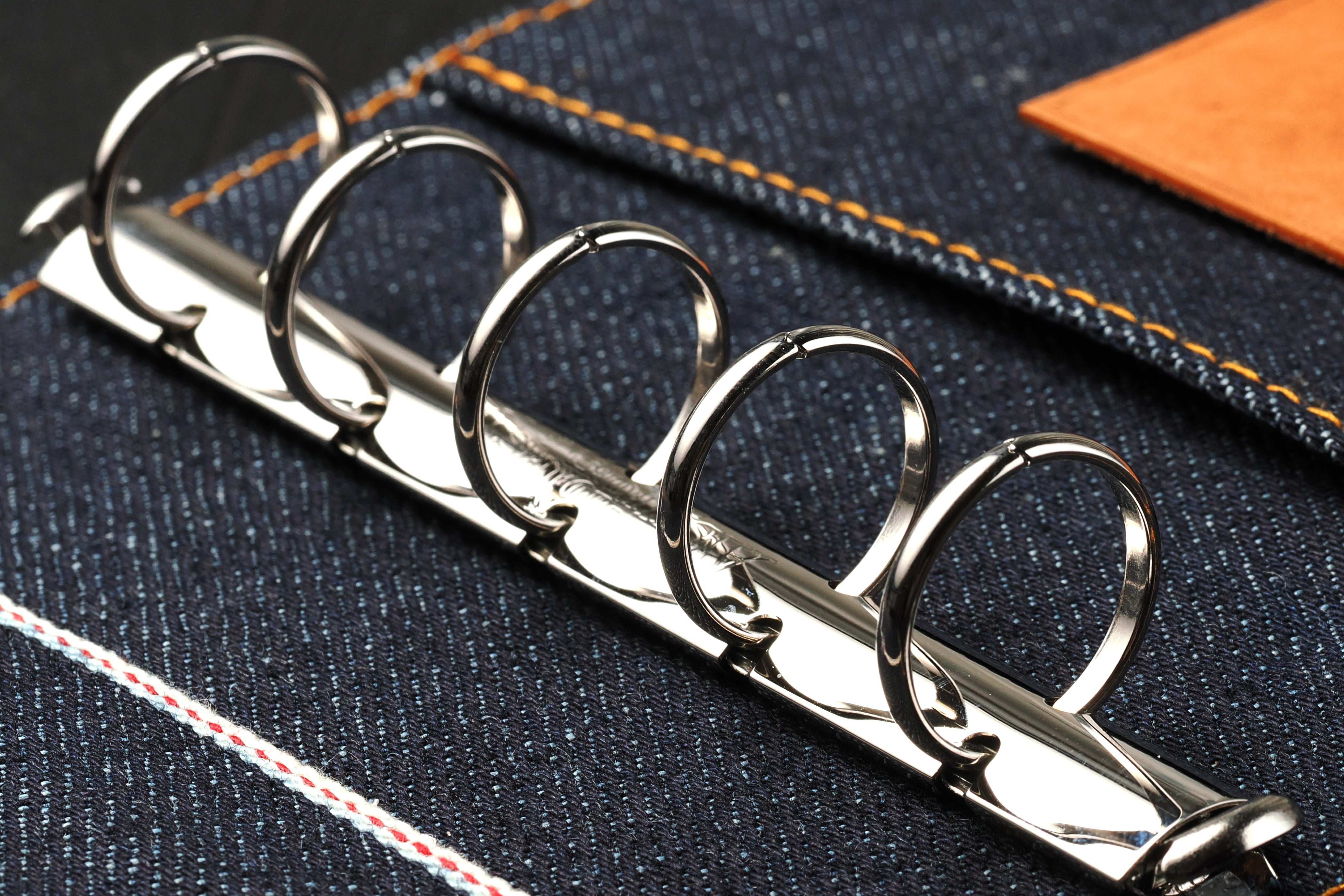 ASHFORD × Lightning セルビッジデニム システム手帳（趣味文オリジナル）【5営業日以内出荷】