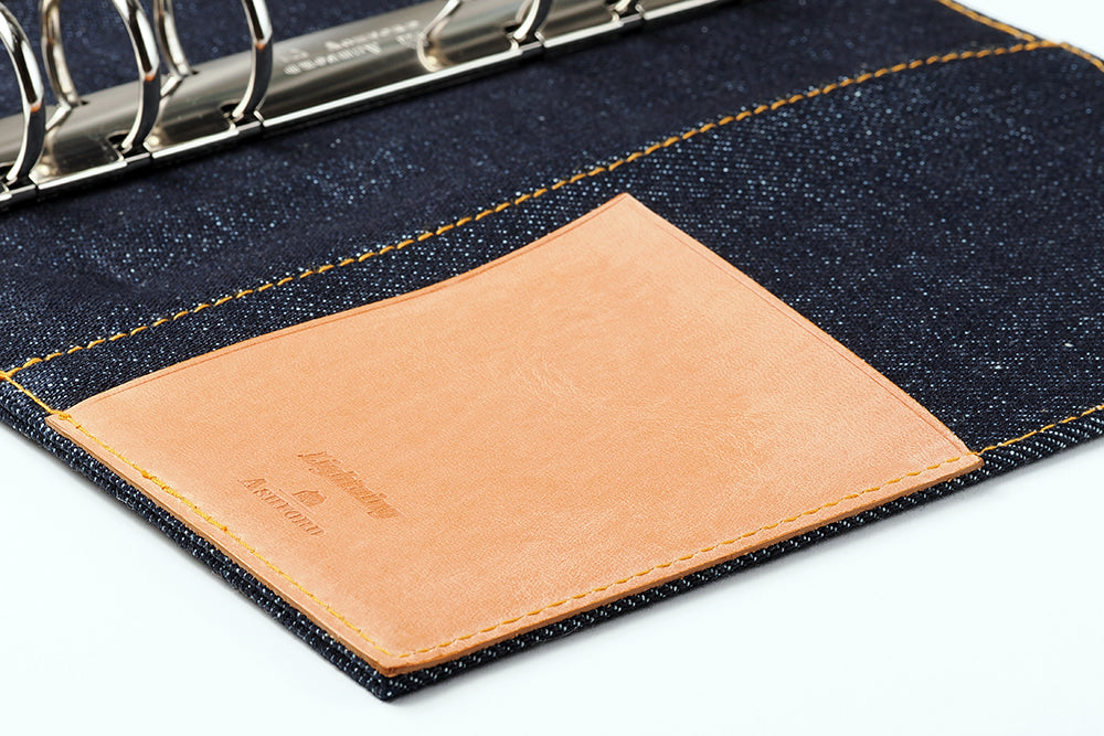 ASHFORD × Lightning セルビッジデニム システム手帳（趣味文オリジナル）【5営業日以内出荷】