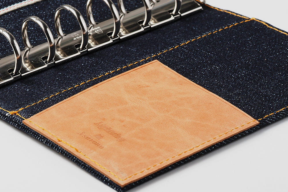 ASHFORD × Lightning セルビッジデニム システム手帳（趣味文オリジナル）【5営業日以内出荷】