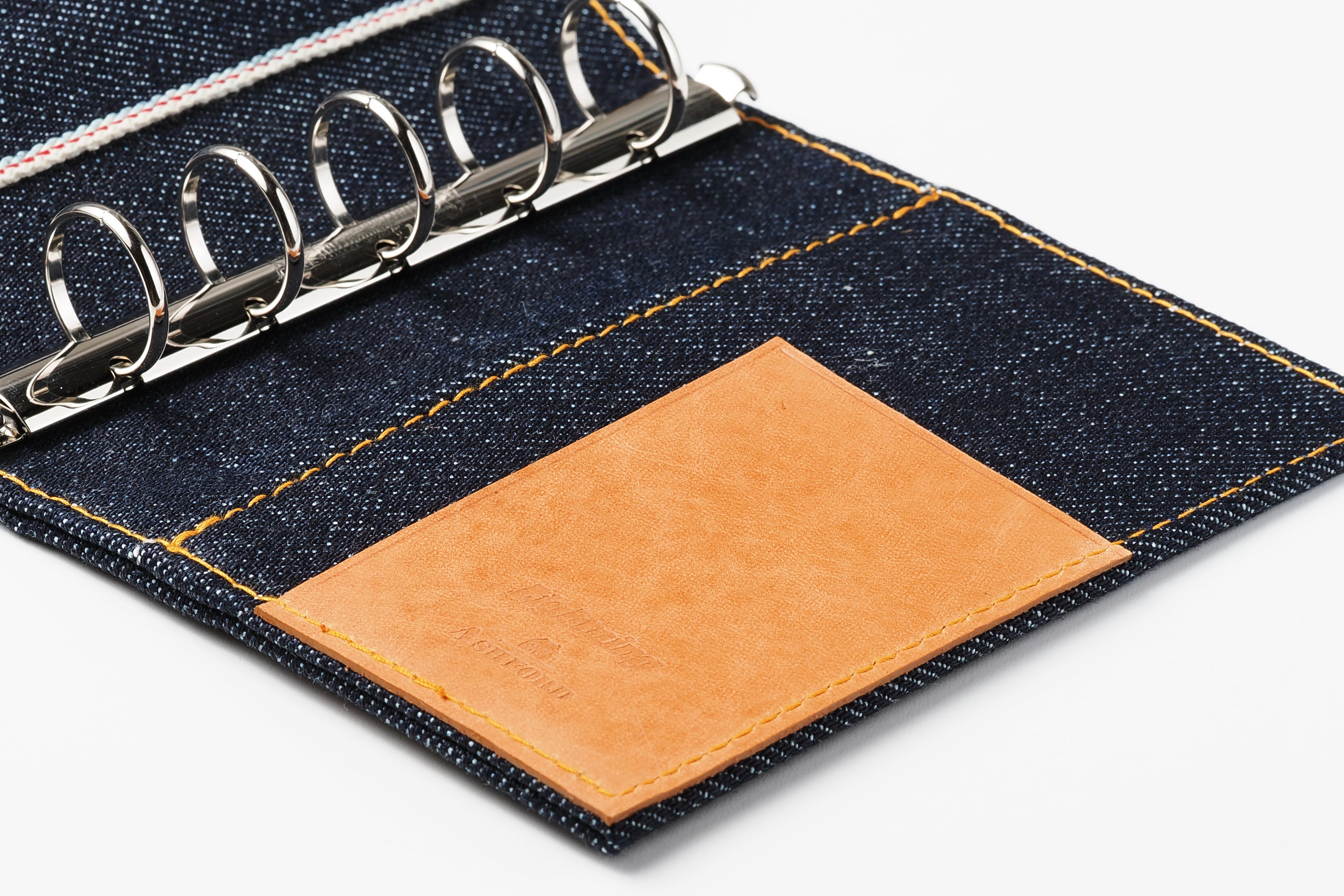 ASHFORD × Lightning セルビッジデニム システム手帳（趣味文オリジナル）【5営業日以内出荷】