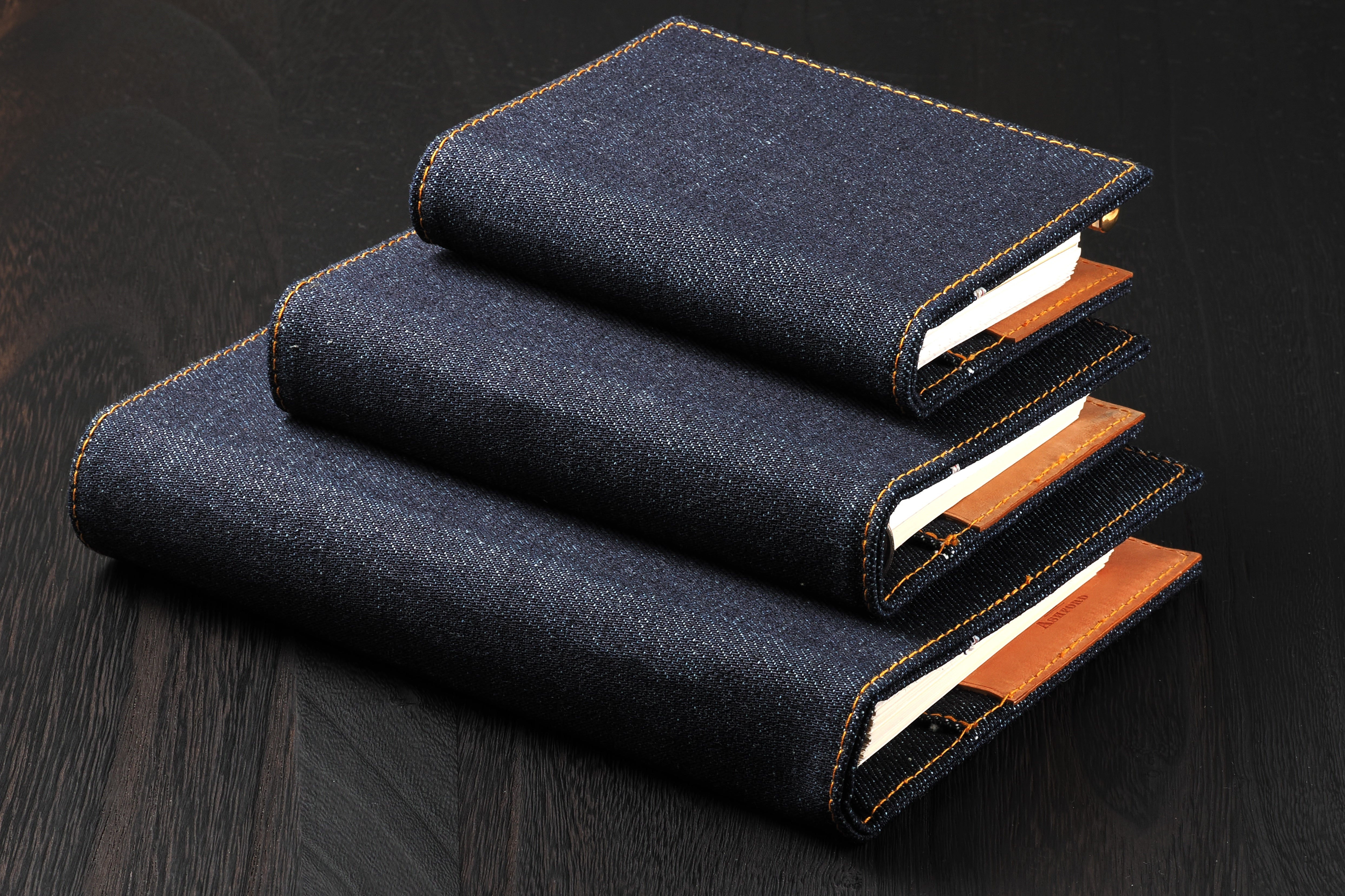 ASHFORD × Lightning セルビッジデニム システム手帳（趣味文オリジナル）【5営業日以内出荷】