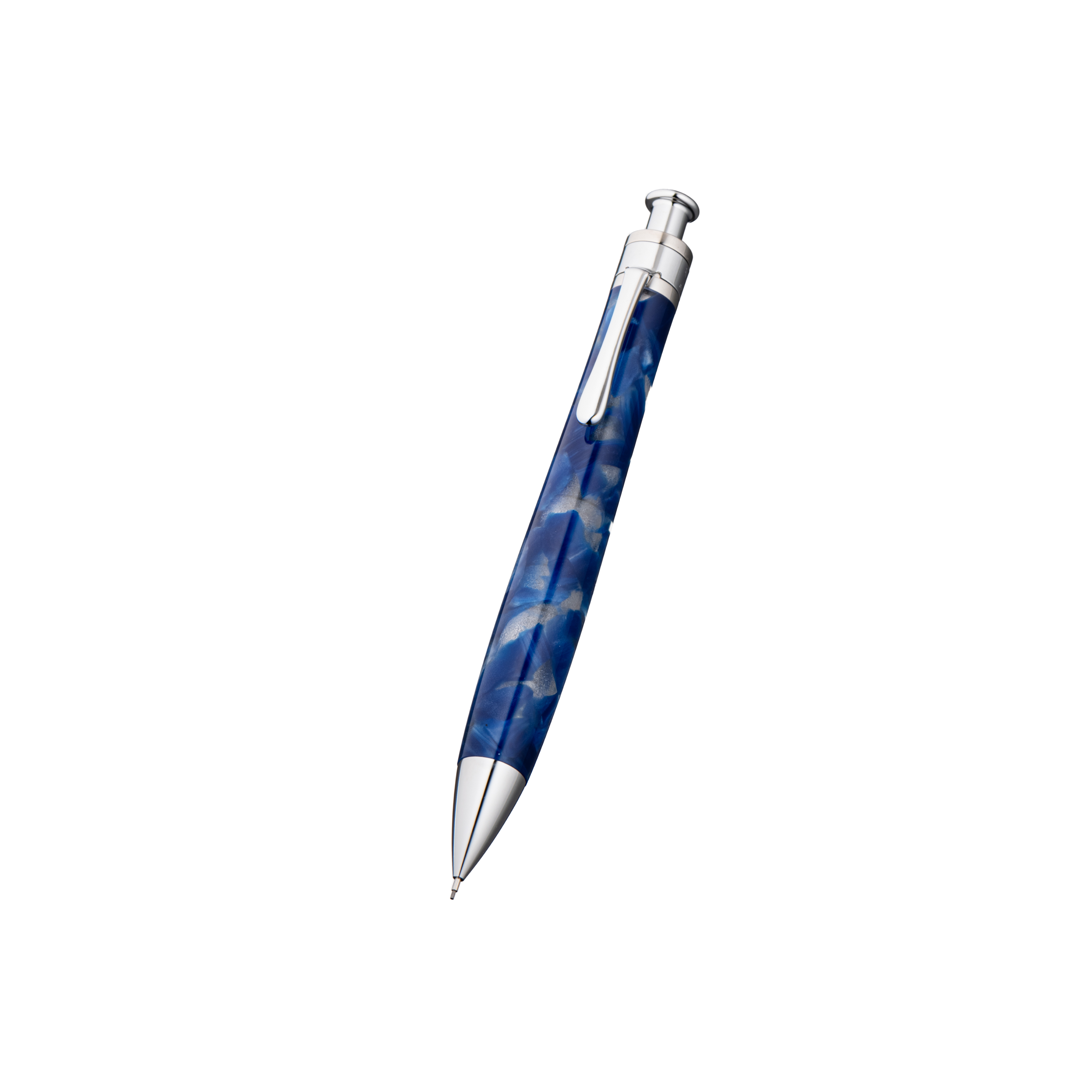 ルーチェペンコルタ アクリル 青×透明／0.5mmペンシルコルタ楔 アクリル 青×透明（趣味文オリジナル）【5営業日以内出荷】