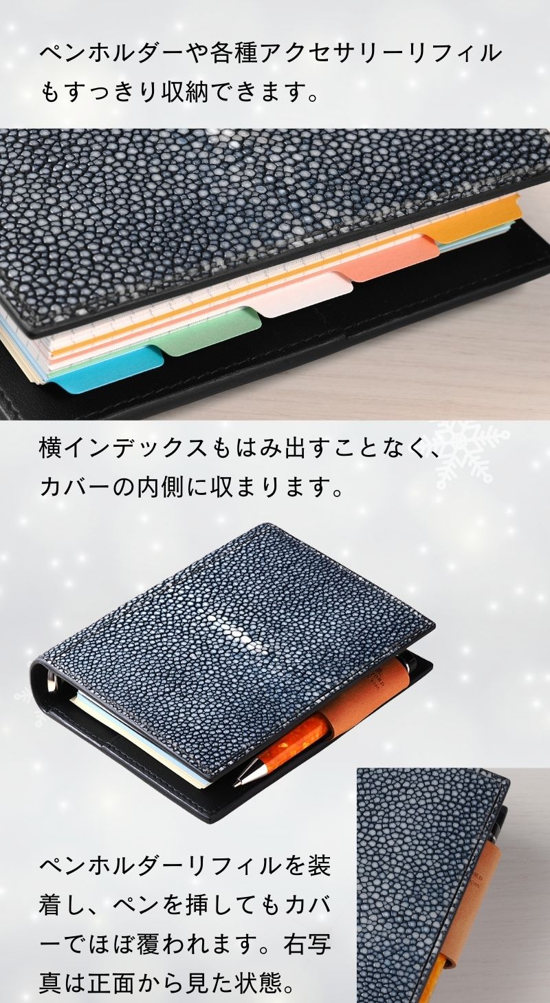 システム手帳 ヘリオス ミニ6 φ19mm ガルーシャ（趣味文オリジナル）【5営業日以内出荷】