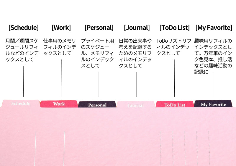 ペーパーインデックス横6山 すもも 6枚【5営業日以内出荷】