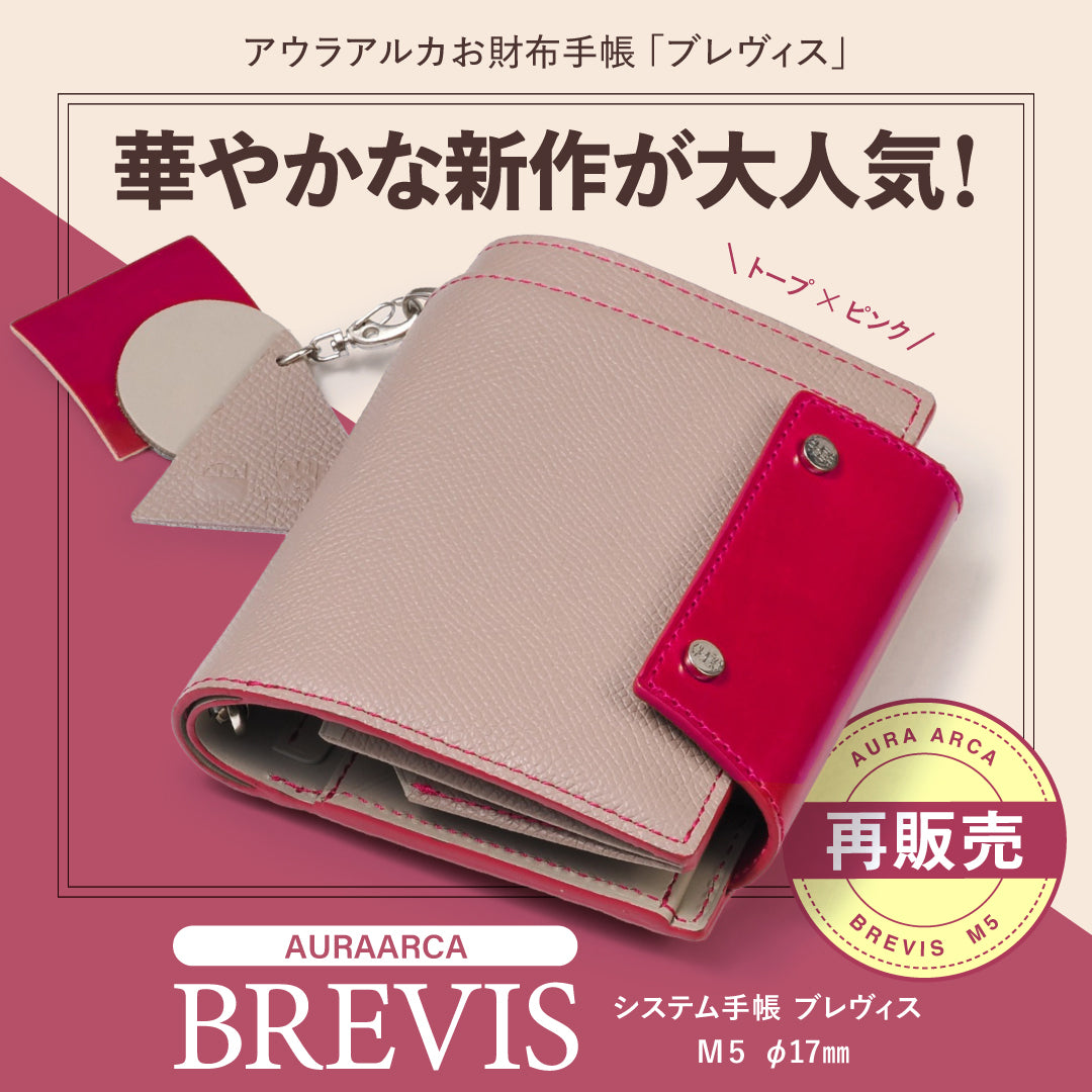 システム手帳 ブレヴィス M5 φ17mm【6月1日頃出荷】